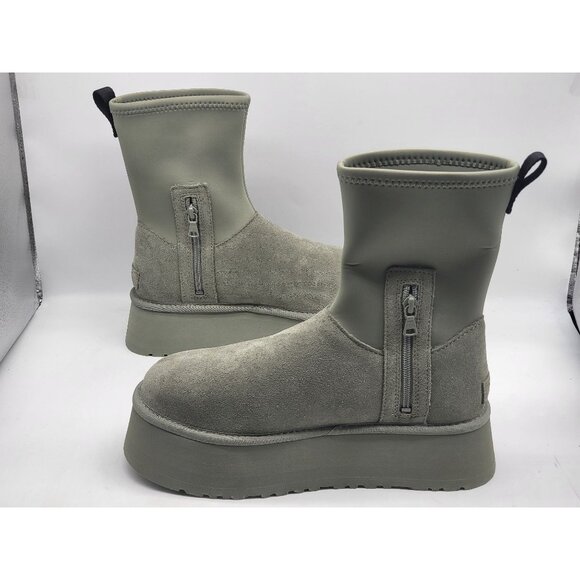 UGG Classic Dipper Platform Green Boots Womens 1144031 Size 9 - Picture 3 of 9